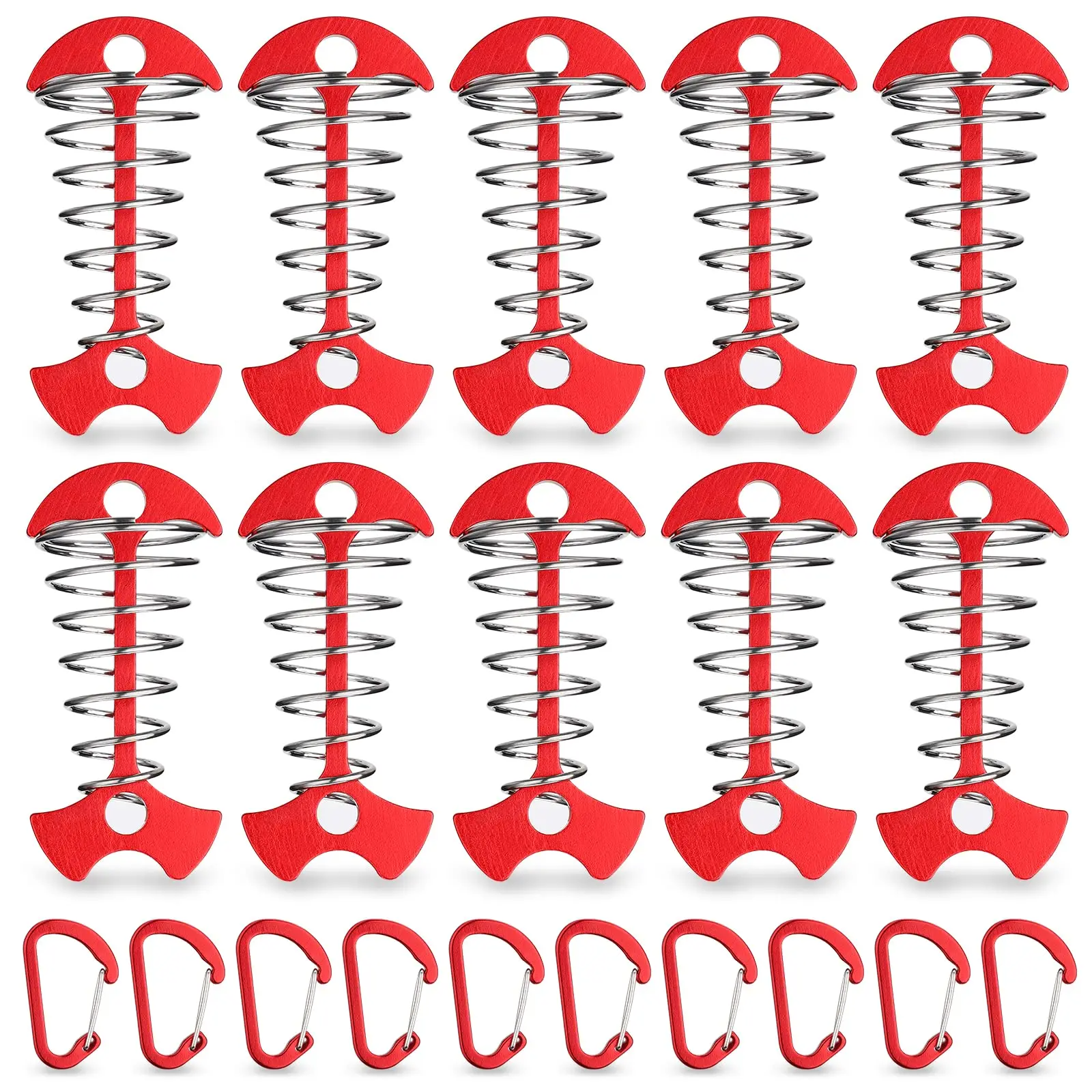 Windsor Knot Tie - 10pcs Deck Anchor Pegs Windproof Aluminum
