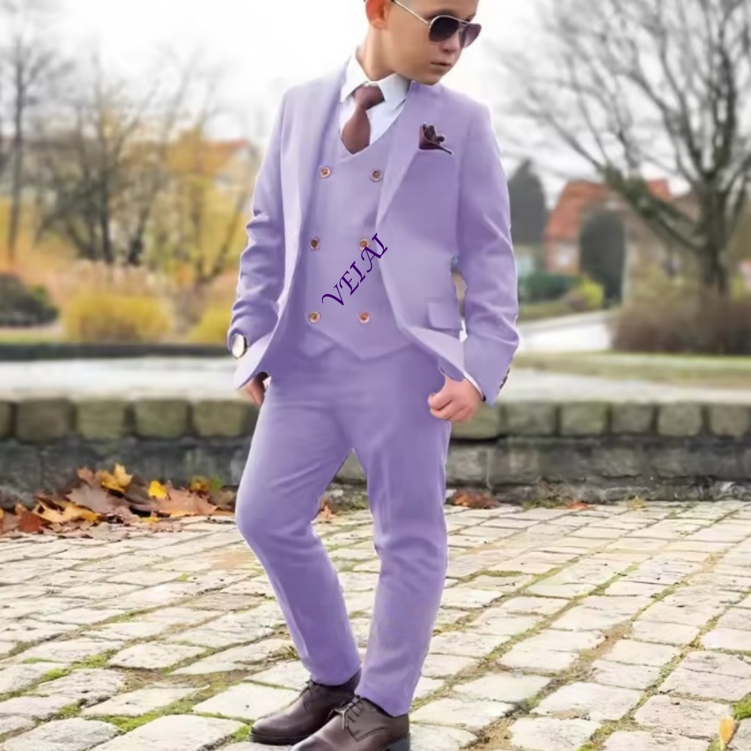 Men'S Formal Style - Boys Suit 3 Piece Set (Jacket
