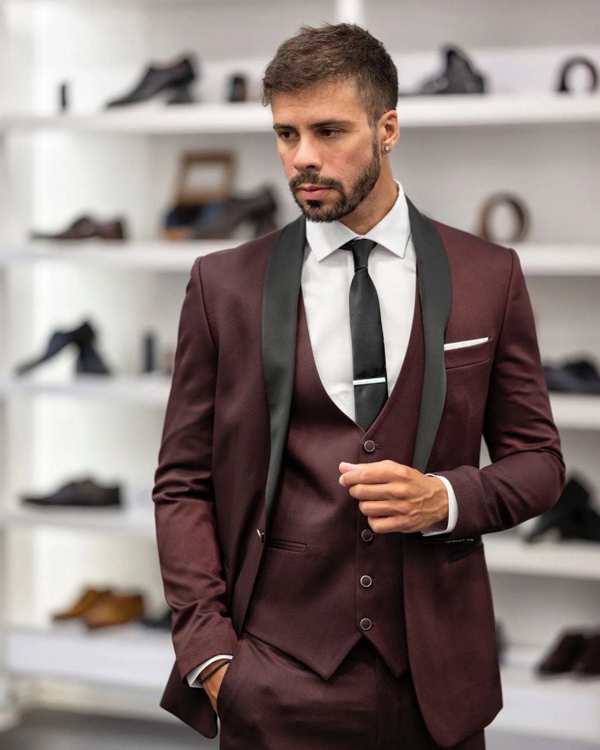 Men'S Formal Wear No Suit - Classic Men Suit Cotton Wedding Men's