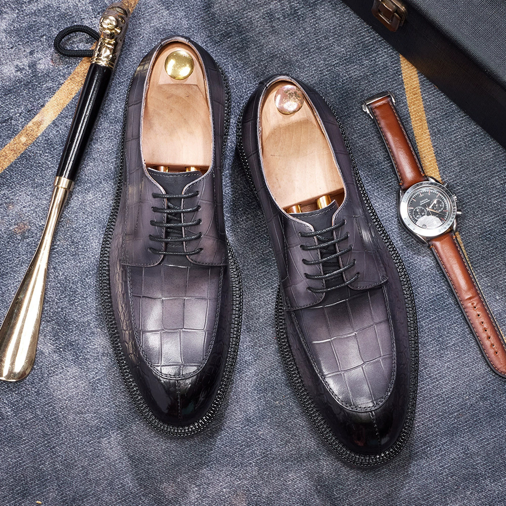 Men's Leather Shoes British St - Men'S Formal Style recension och pris