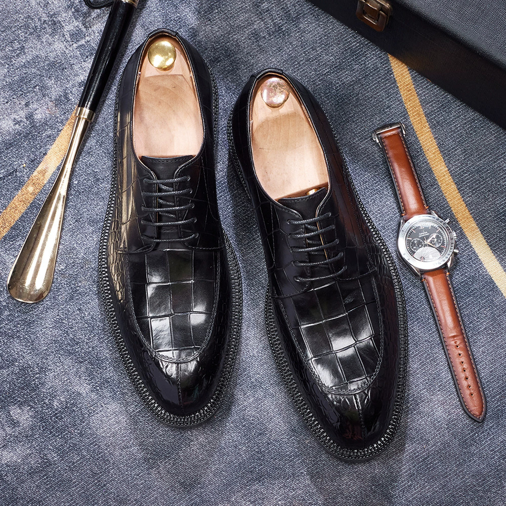 Men's Leather Shoes British St - Men'S Formal Style recension och pris