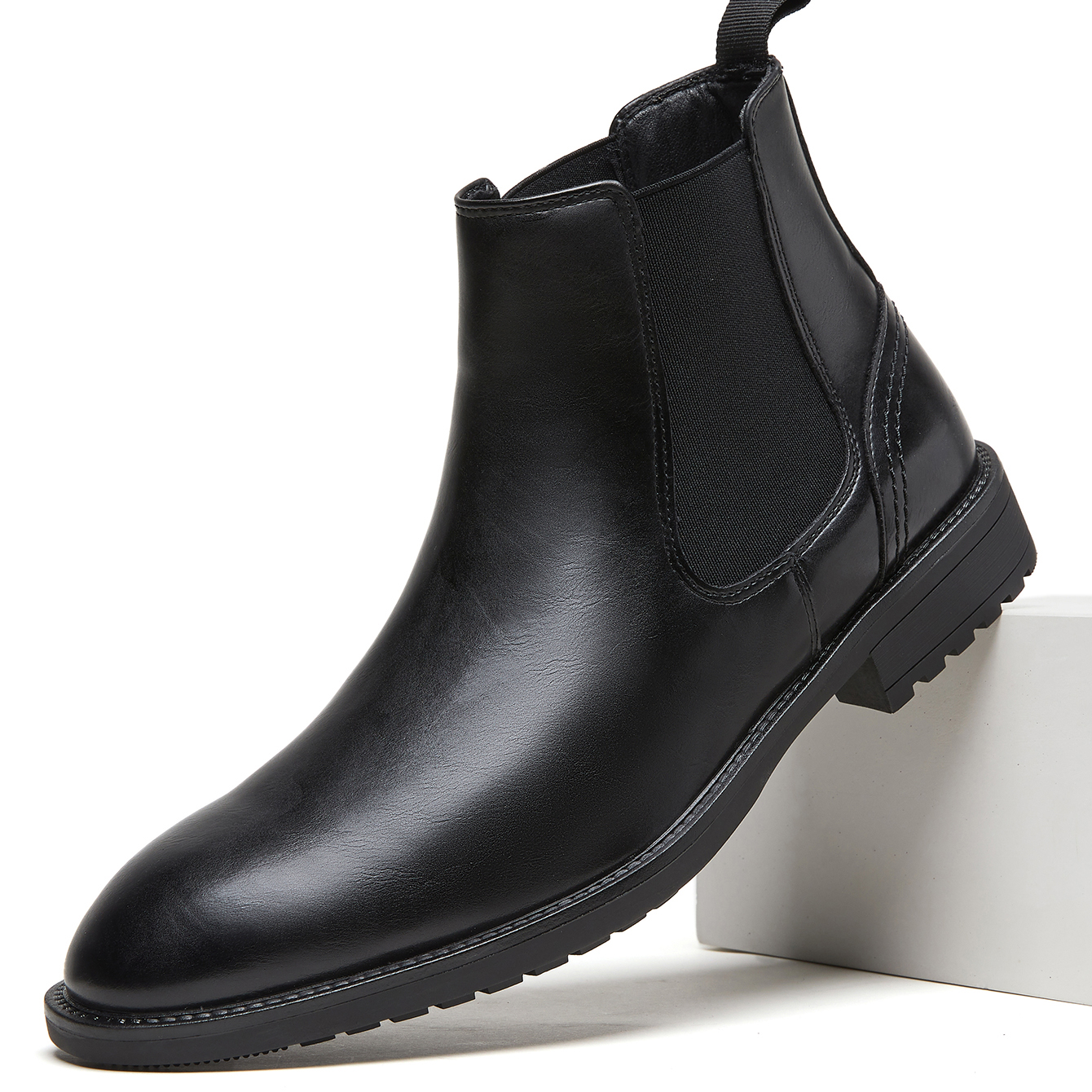 Men Leather Chelsea Boots Slip - Men'S Formal Style recension och pris
