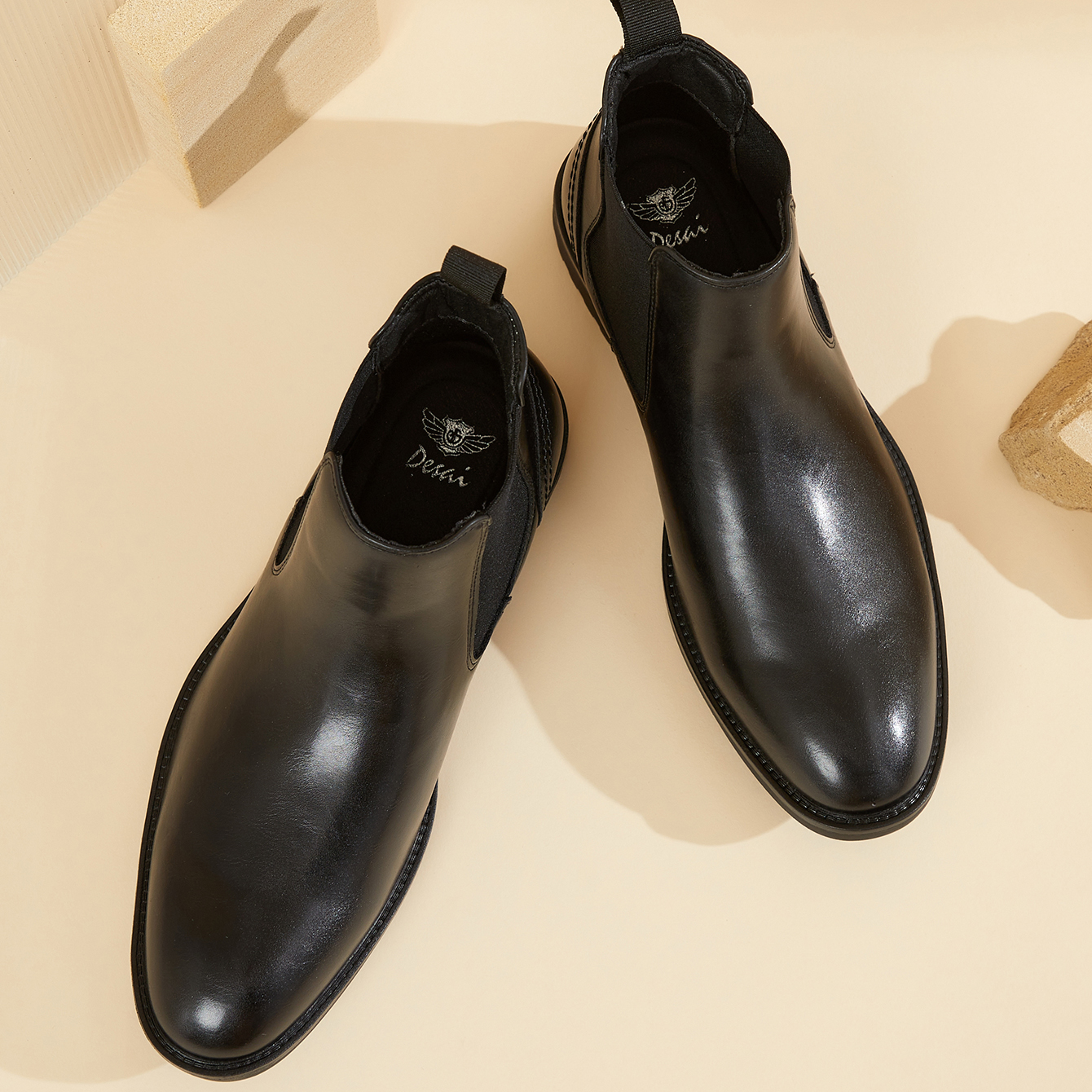 Men Leather Chelsea Boots Slip - Men'S Formal Style recension och pris