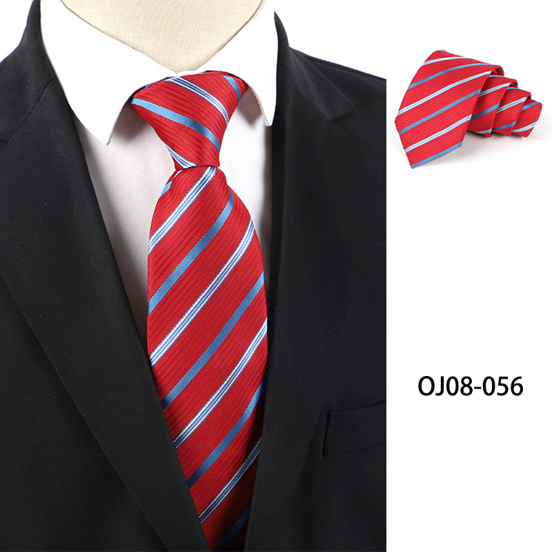 8cm New Fashion Stripes Plaid  - Men Formal Wear With Tie recension och pris