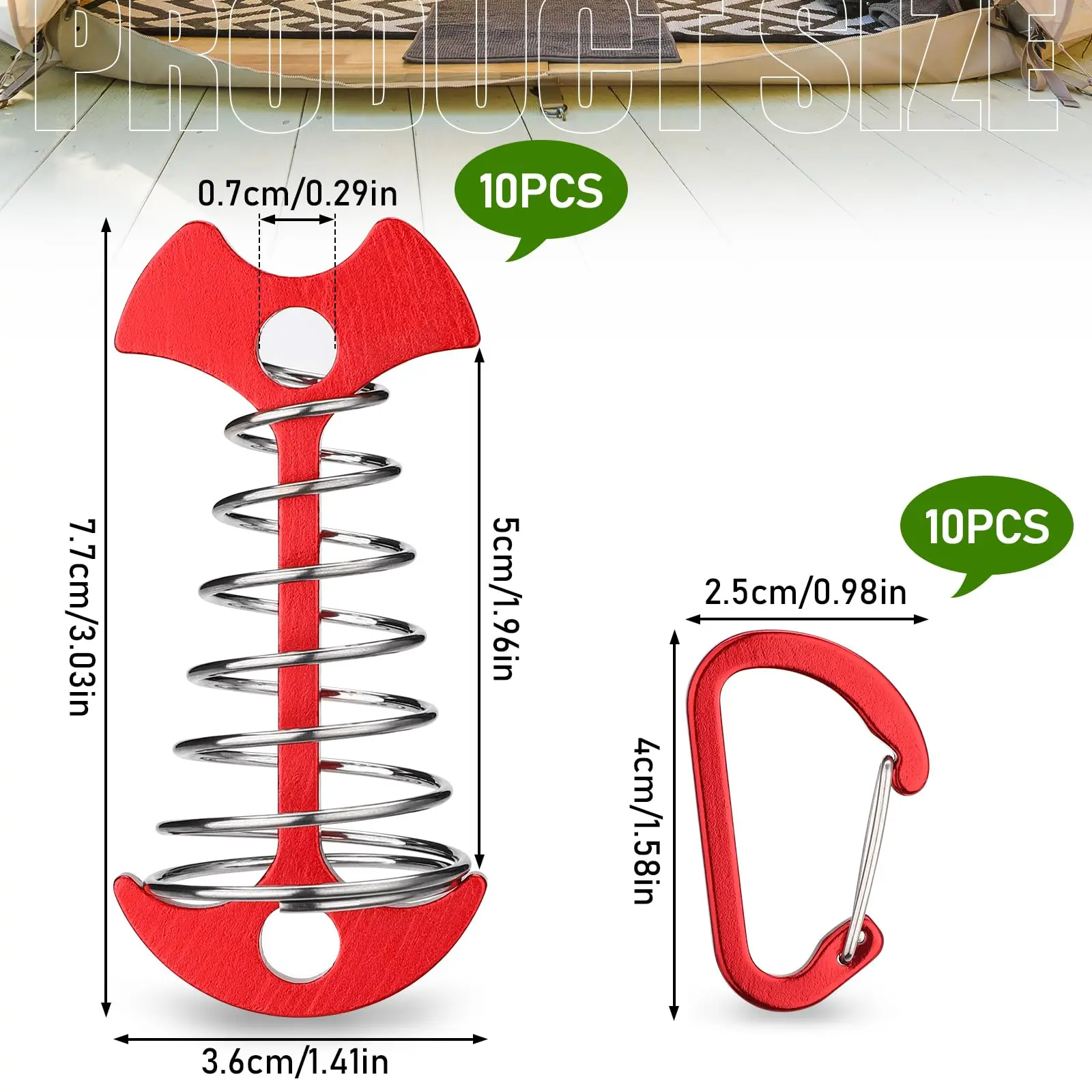 10pcs Deck Anchor Pegs Windpro - Windsor Knot Tie recension och pris