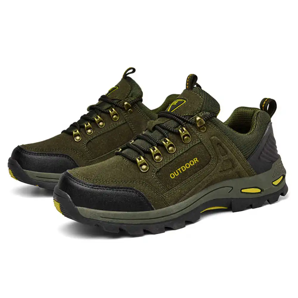 Non-slip Lace Up Hiking Tennis - Tall Men Formal Wear recension och pris