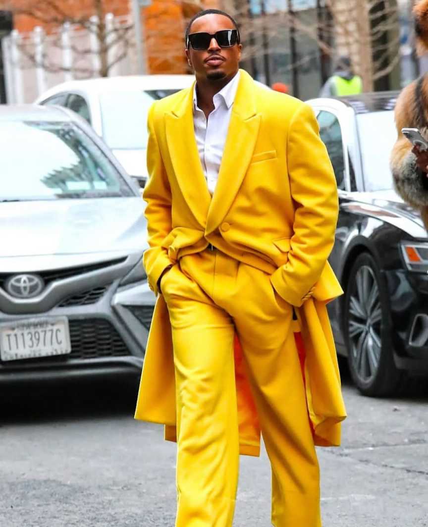 Gold Mens Long Jacket Suits Fo - Men'S Formal Wear No Suit recension och pris