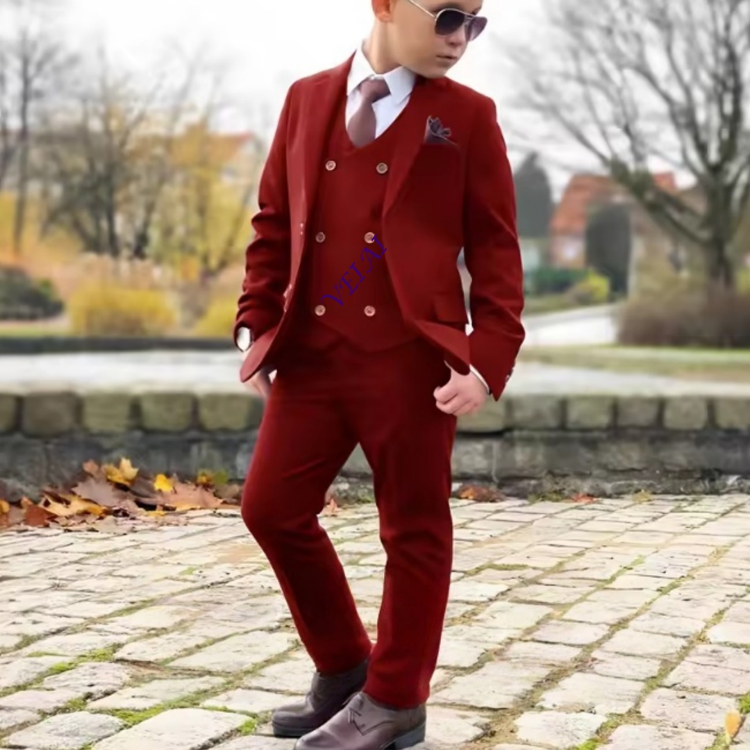 Boys Suit 3 Piece Set (Jacket  - Men'S Formal Style recension och pris