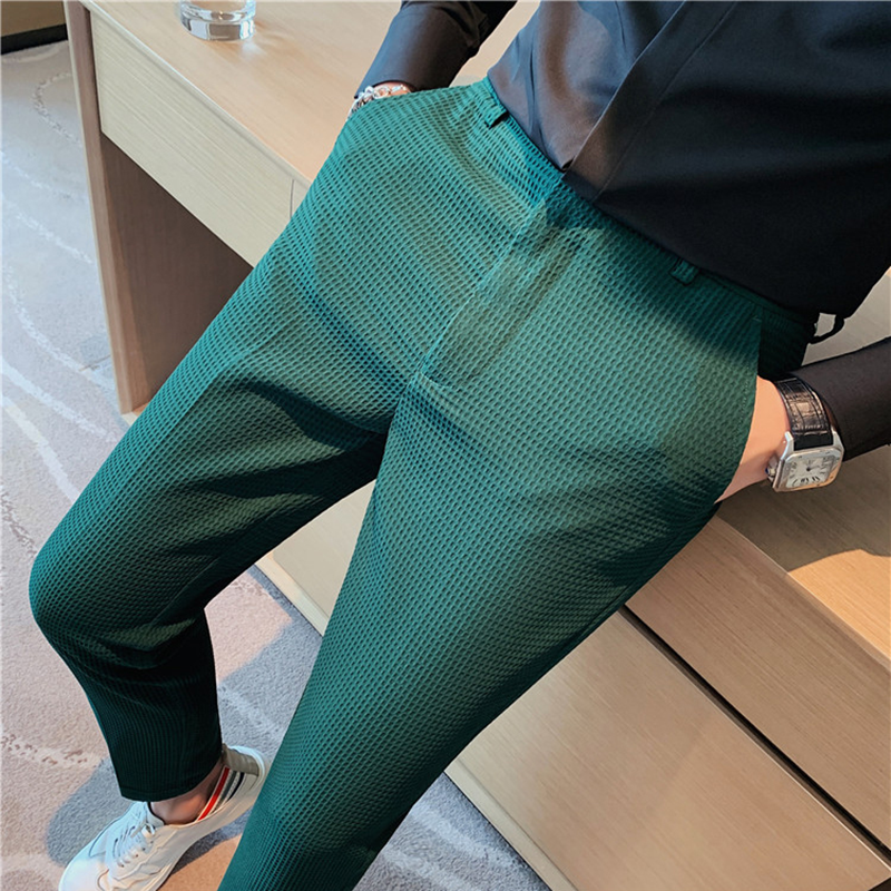 2024 Autumn New Waffle Stretch - Men'S Formal Style recension och pris