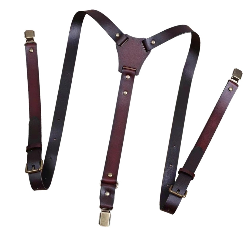  Classical PU Leather Suspende - Men'S Formal Wear With Suspenders recension och pris
