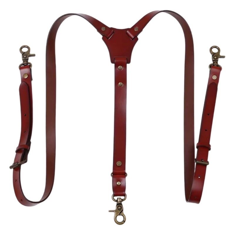  Classical PU Leather Suspende - Men'S Formal Wear With Suspenders recension och pris