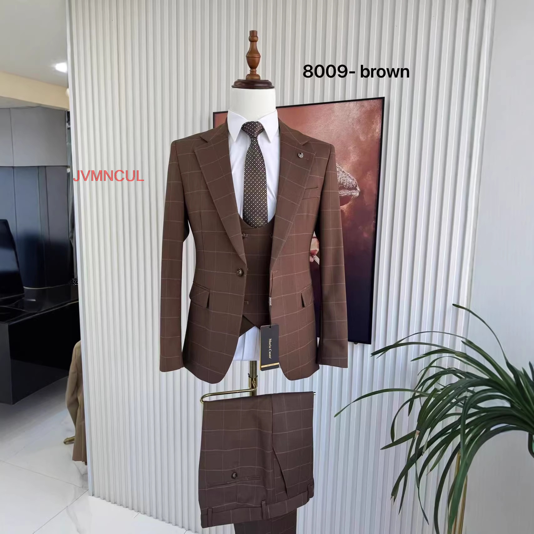 2026 Fashion Men's Checkered 3 - Men'S Formal Wear Waistcoat recension och pris