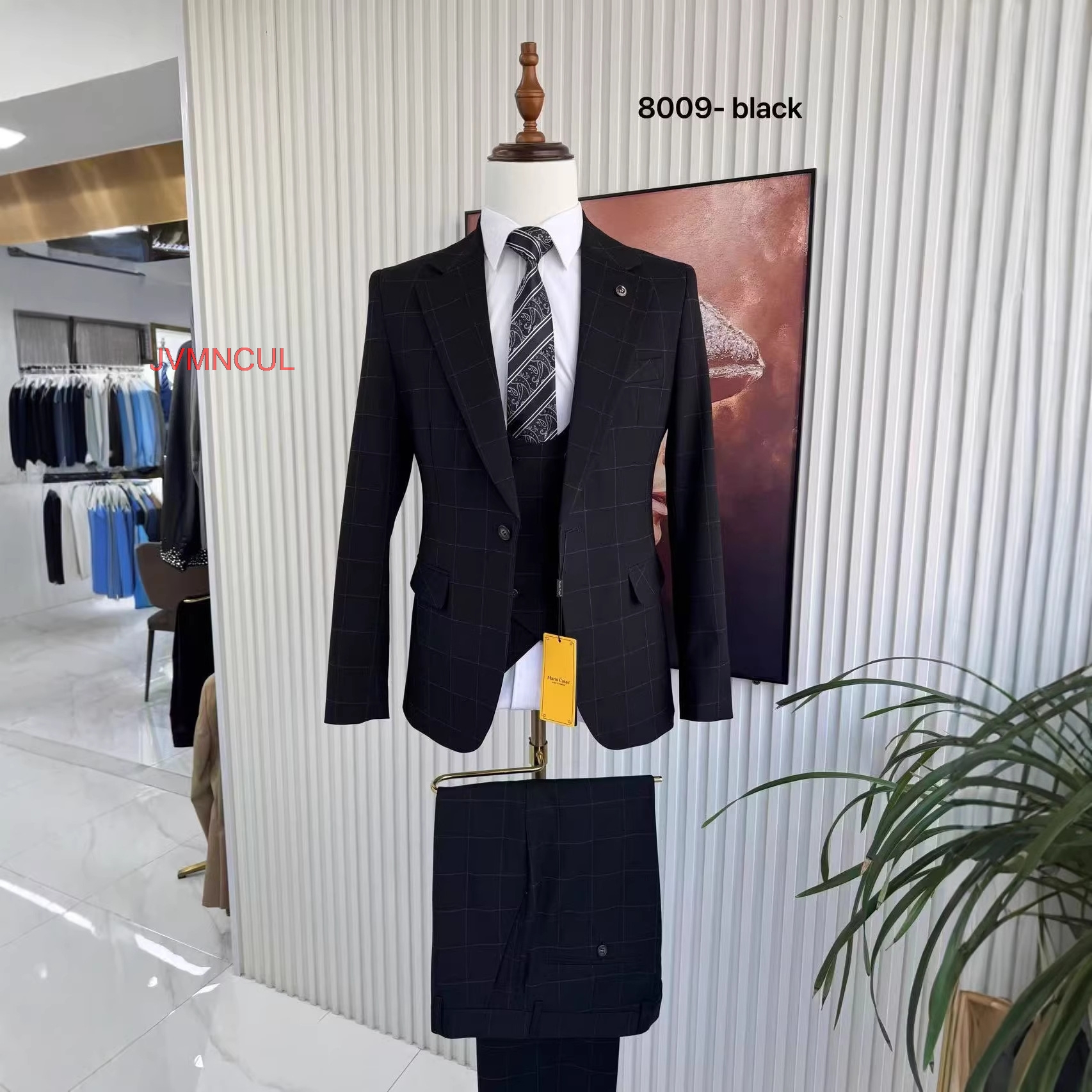 2026 Fashion Men's Checkered 3 - Men'S Formal Wear Waistcoat recension och pris