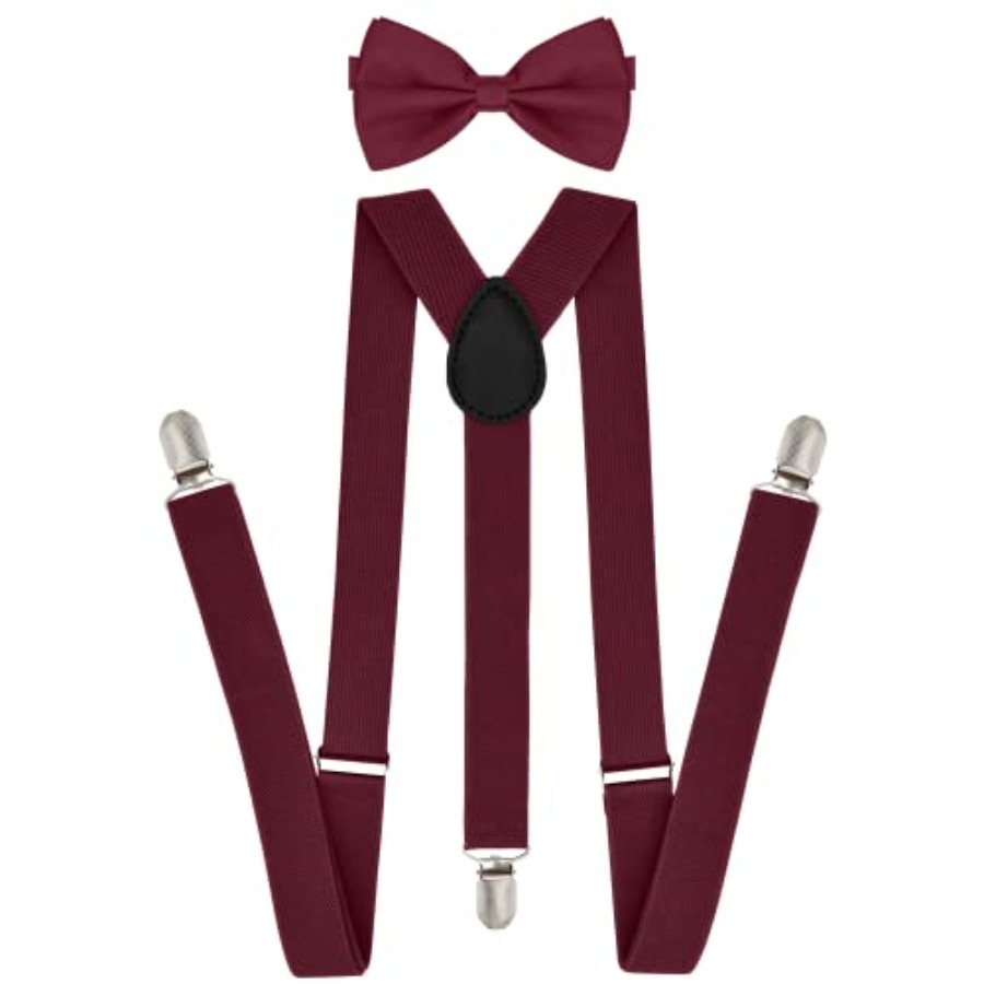 Men’s Suspenders and Bow Tie S - Men'S Formal Wear With Suspenders recension och pris