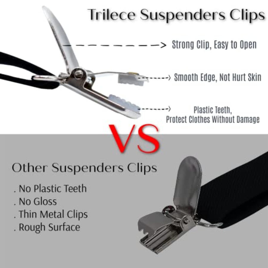 Men’s Suspenders and Bow Tie S - Men'S Formal Wear With Suspenders recension och pris