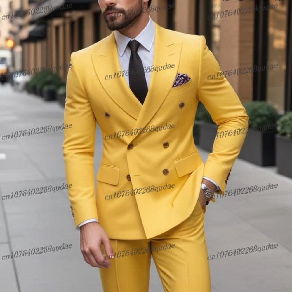 Yellow Formal Occasion Men Sui - Formal Wear For Men Yellow recension och pris