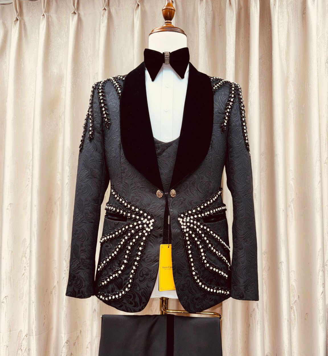 Gorgeous Crystal Tassel Men Su - Men'S Formal Wear No Suit recension och pris