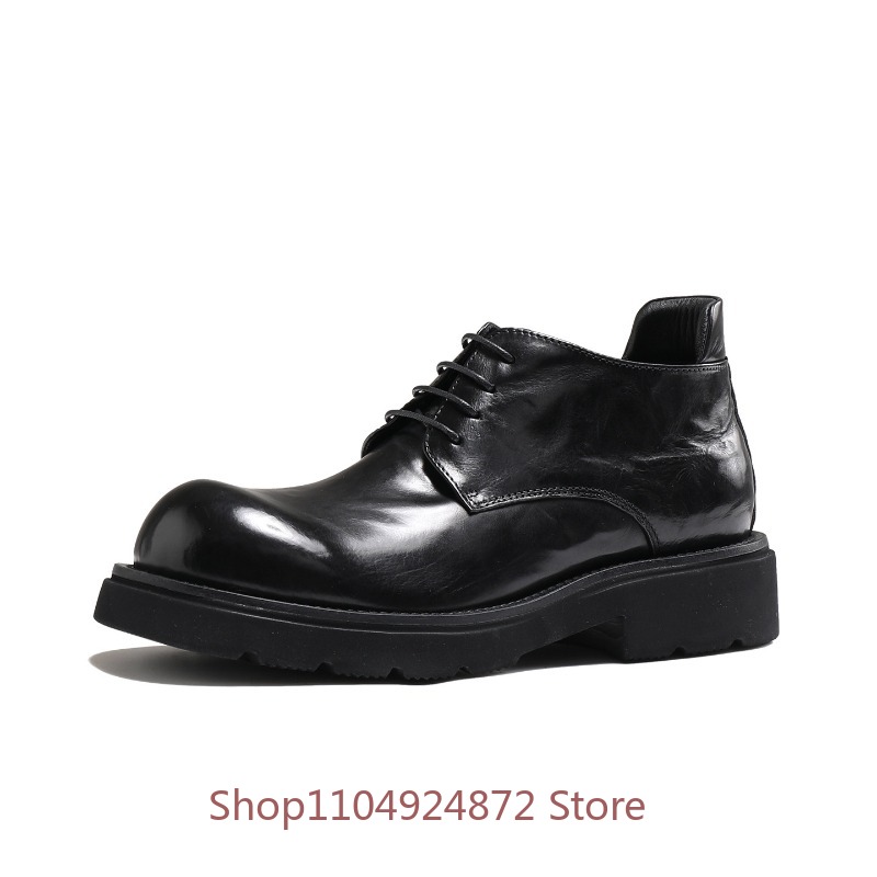 Luxury Fashion Round Toe Derby - Men'S Formal Style recension och pris