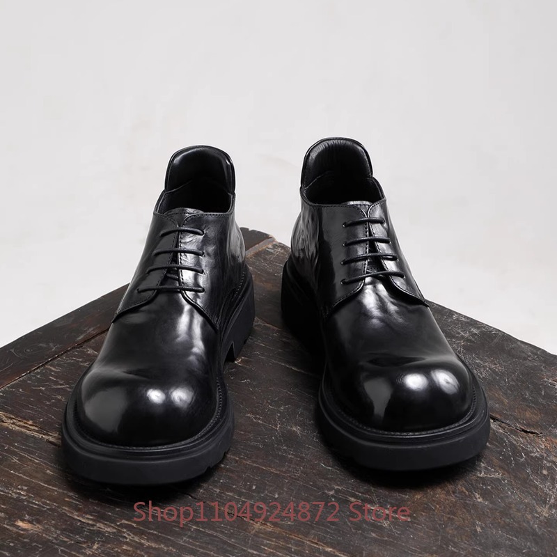 Luxury Fashion Round Toe Derby - Men'S Formal Style recension och pris