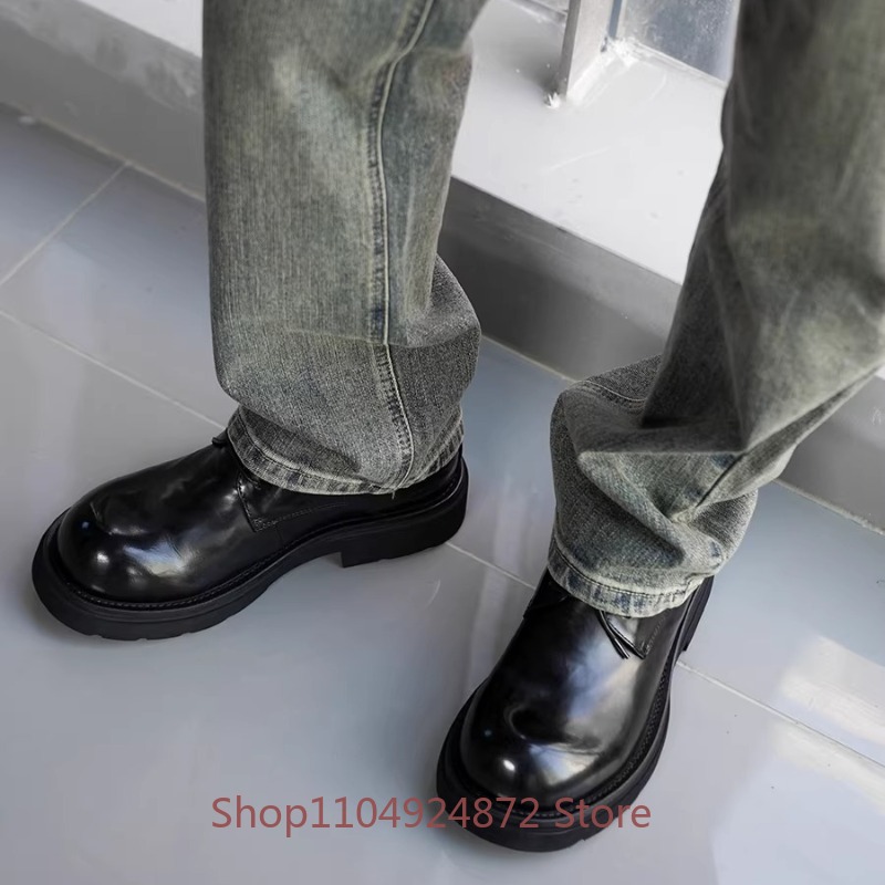 Luxury Fashion Round Toe Derby - Men'S Formal Style recension och pris