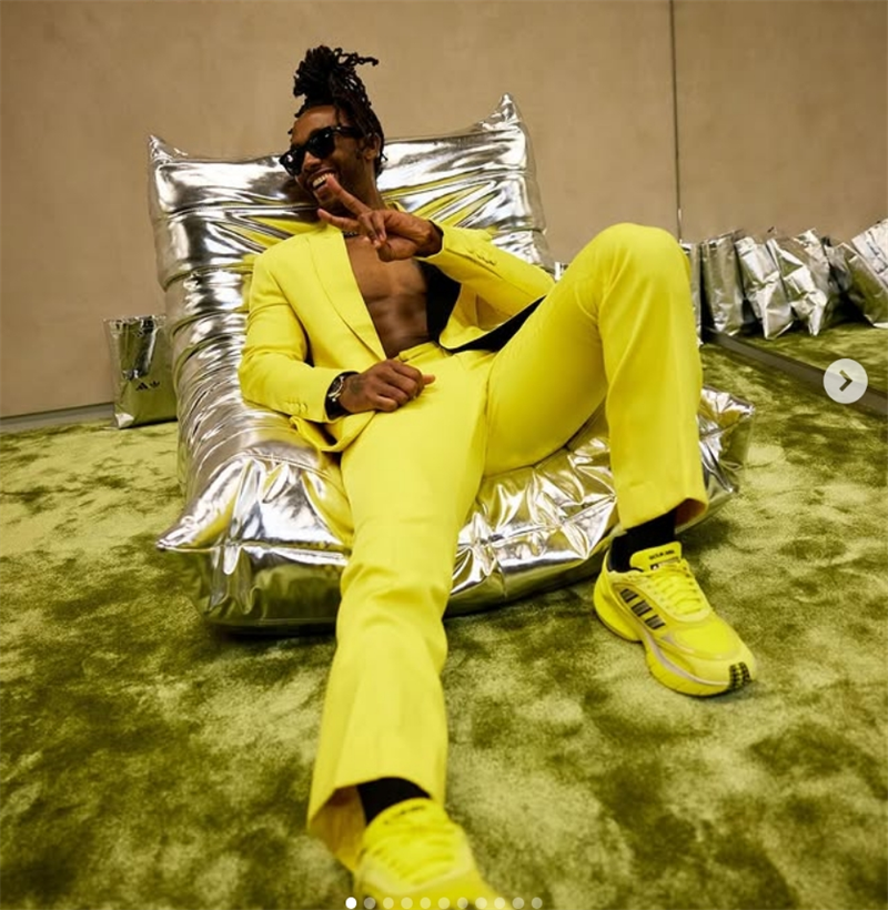 Fashion Yellow Men Suit Set 2  - Formal Wear For Men Yellow recension och pris