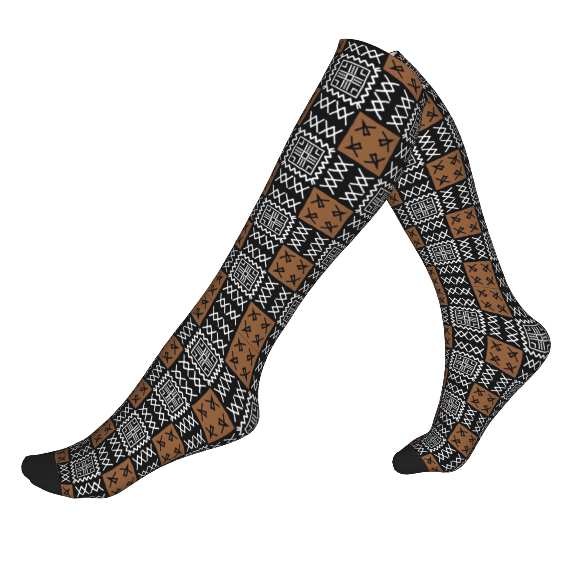 Funny African Mud Cloth Socks  - Men'S Ethnic & Formal Designer Wear Studio S recension och pris