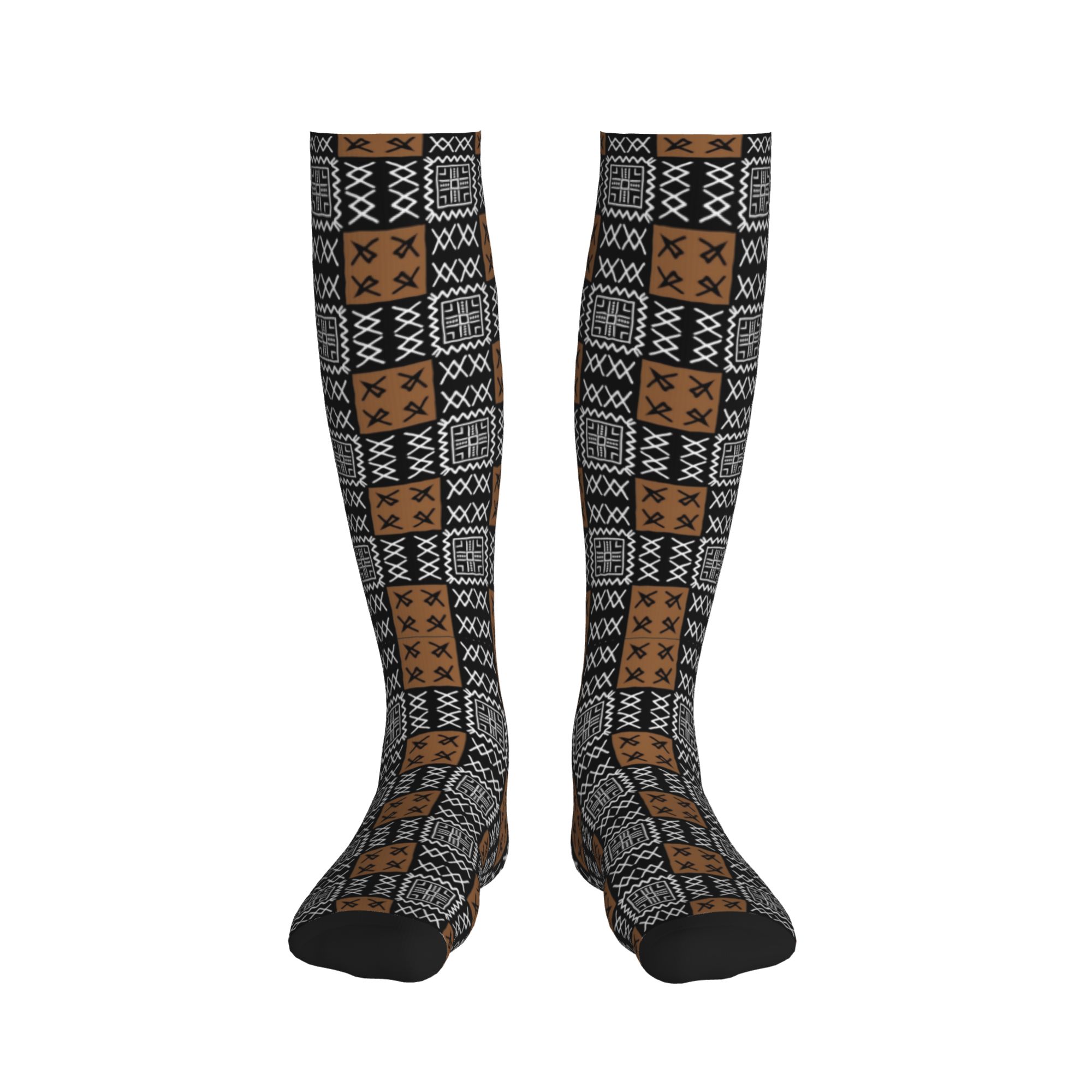 Funny African Mud Cloth Socks  - Men'S Ethnic & Formal Designer Wear Studio S recension och pris