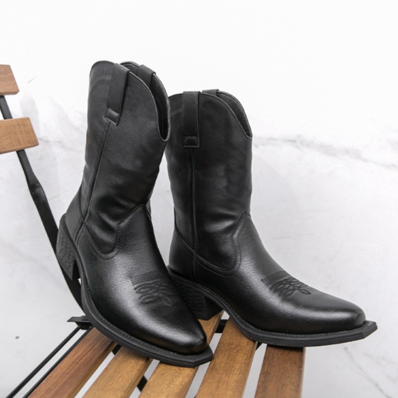 Men Boots Classic Embroidery W - Men'S Ethnic & Formal Designer Wear Studio S recension och pris