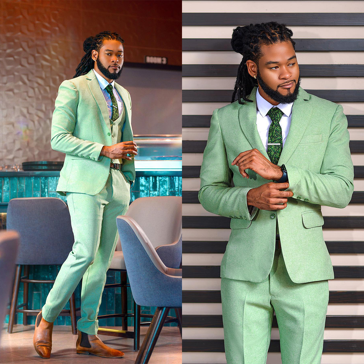 Fashion Men Suit New Wedding S - Men'S Formal Wear No Suit recension och pris