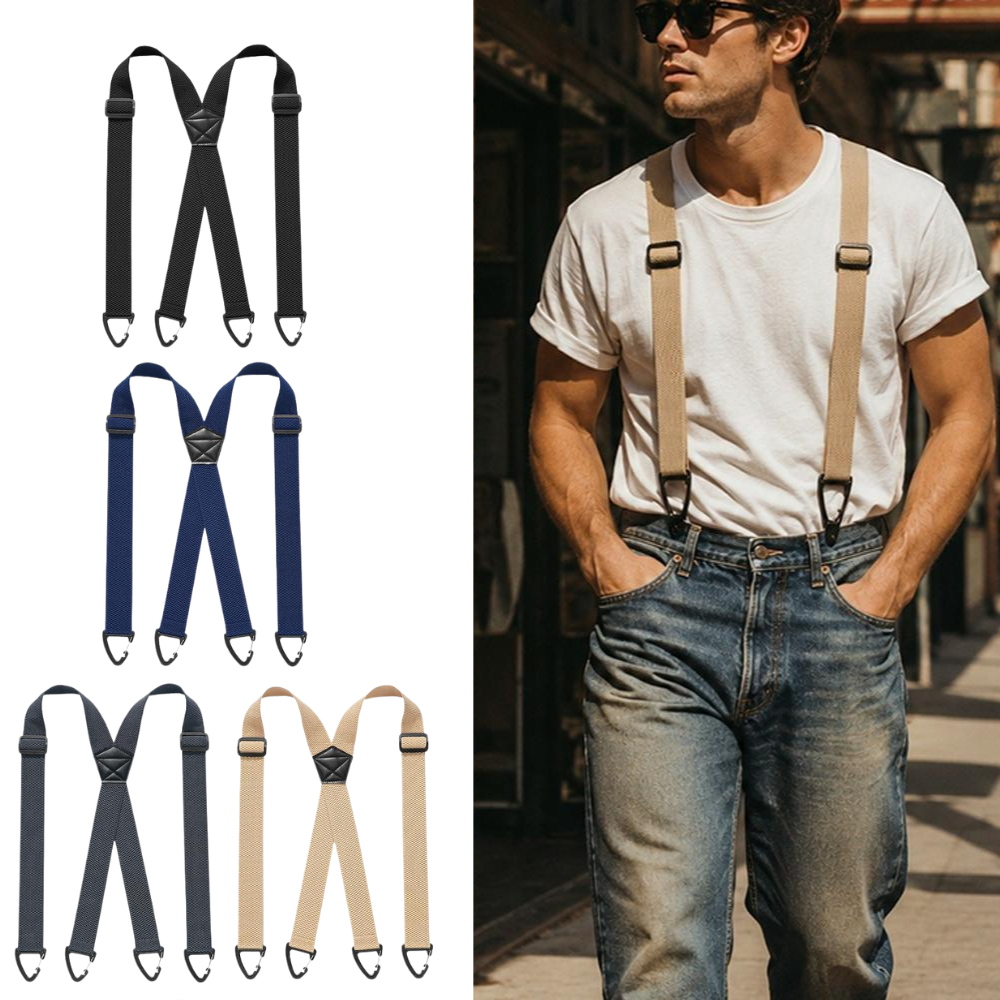 Pants Braces Sturdy Heavy Duty - Men'S Formal Wear With Suspenders recension och pris