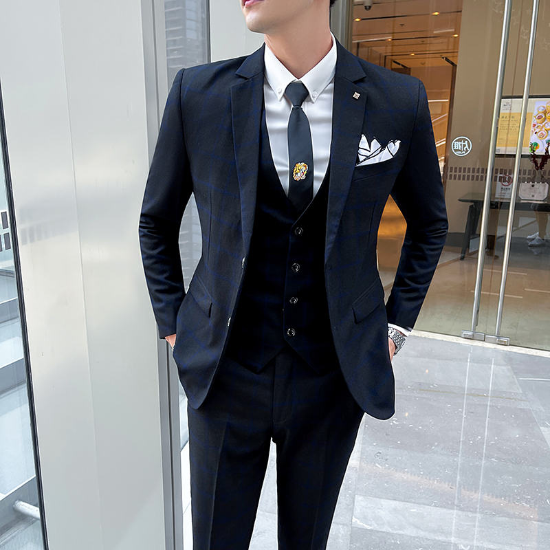 Men's 3-Piece Suit Set Stylish - Men'S Formal Wear Waistcoat recension och pris