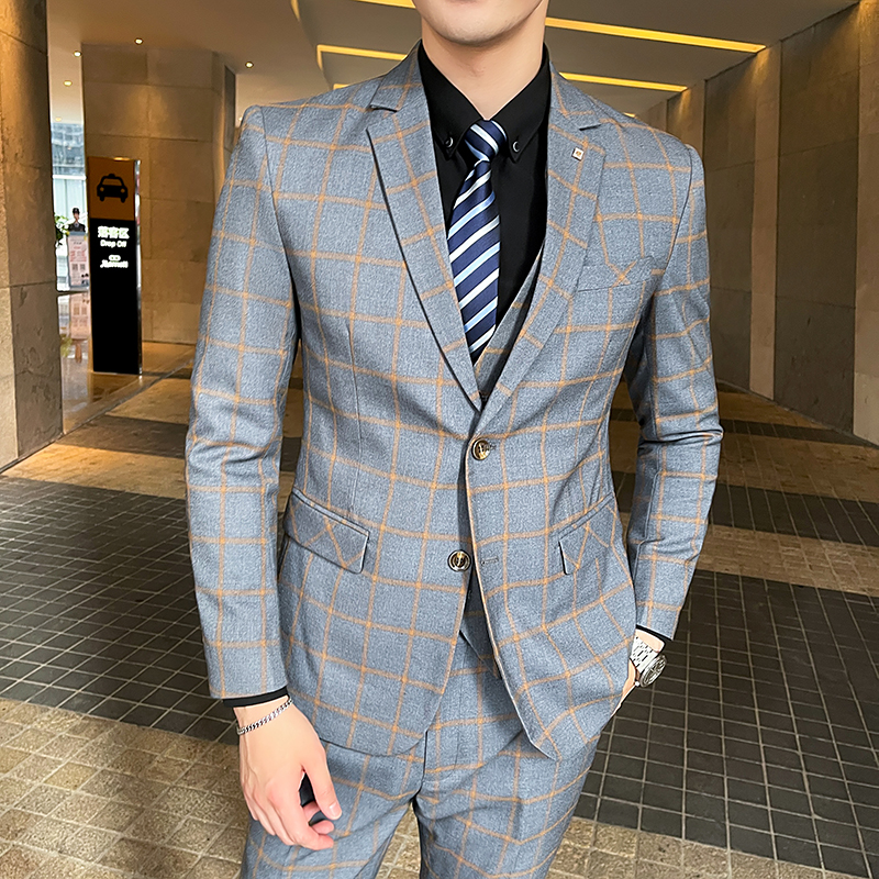 Men's 3-Piece Suit Set Stylish - Men'S Formal Wear Waistcoat recension och pris