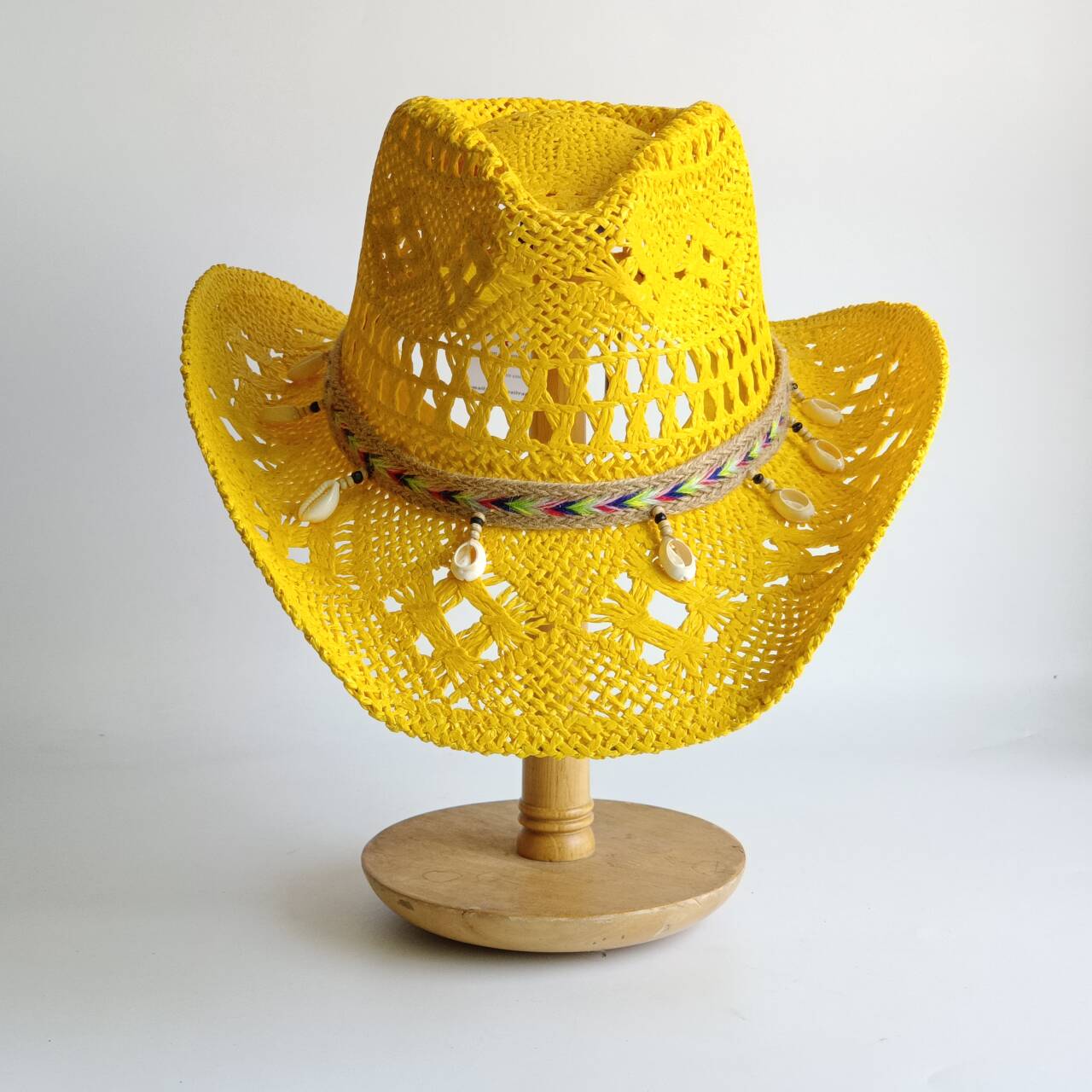 Cowboy straw hat hand-woven cr - Windsor Knot Tie recension och pris