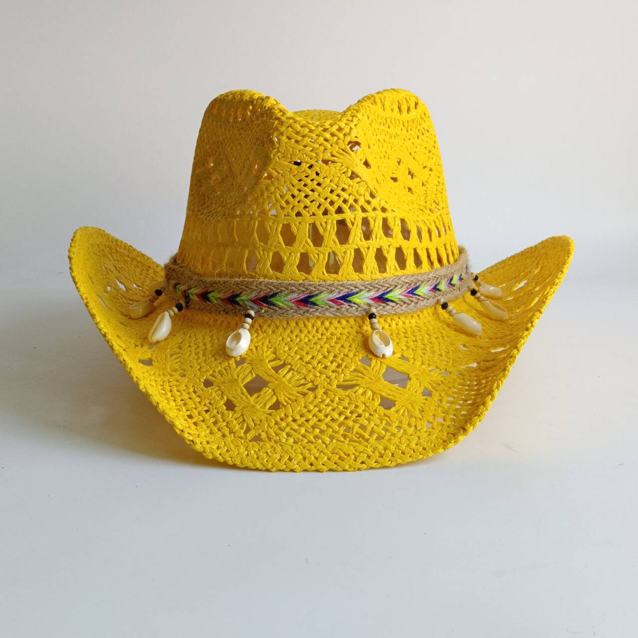 Cowboy straw hat hand-woven cr - Windsor Knot Tie recension och pris
